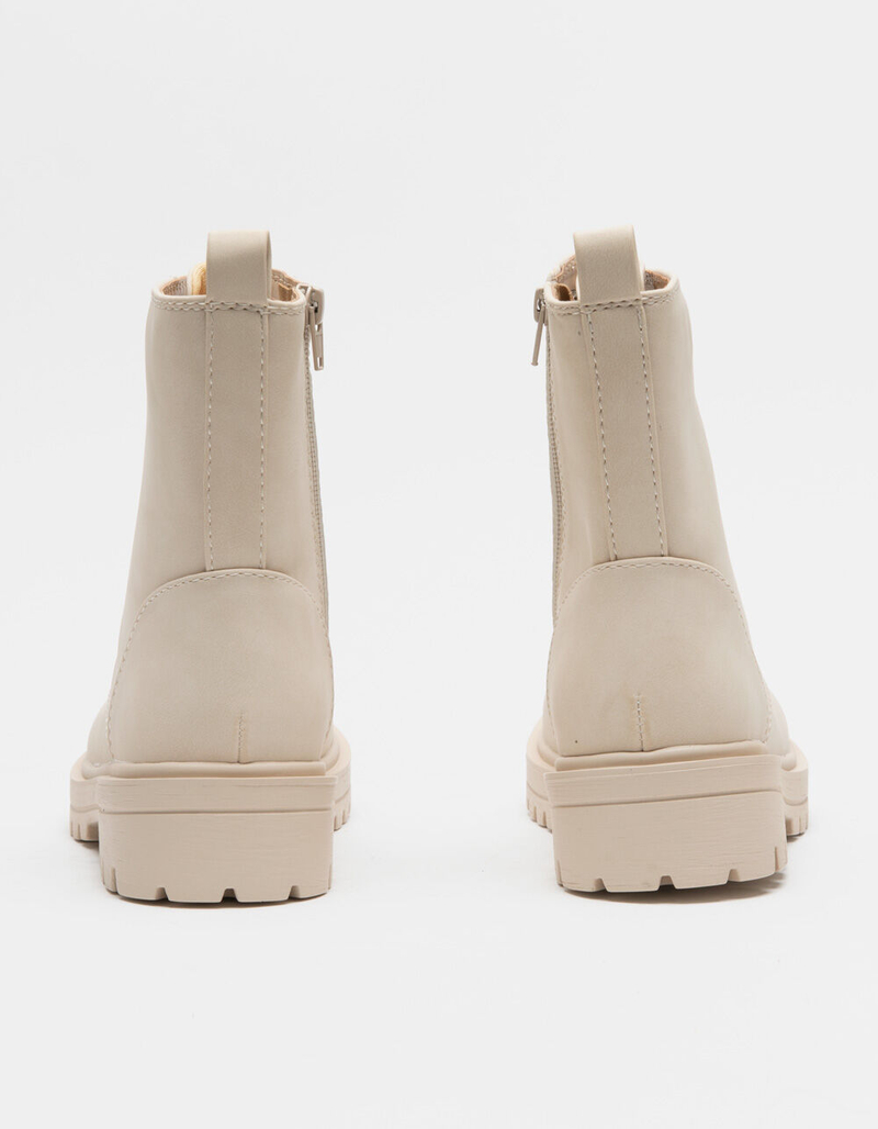 SODA Lug Sole Womens Combat Boots image number 3
