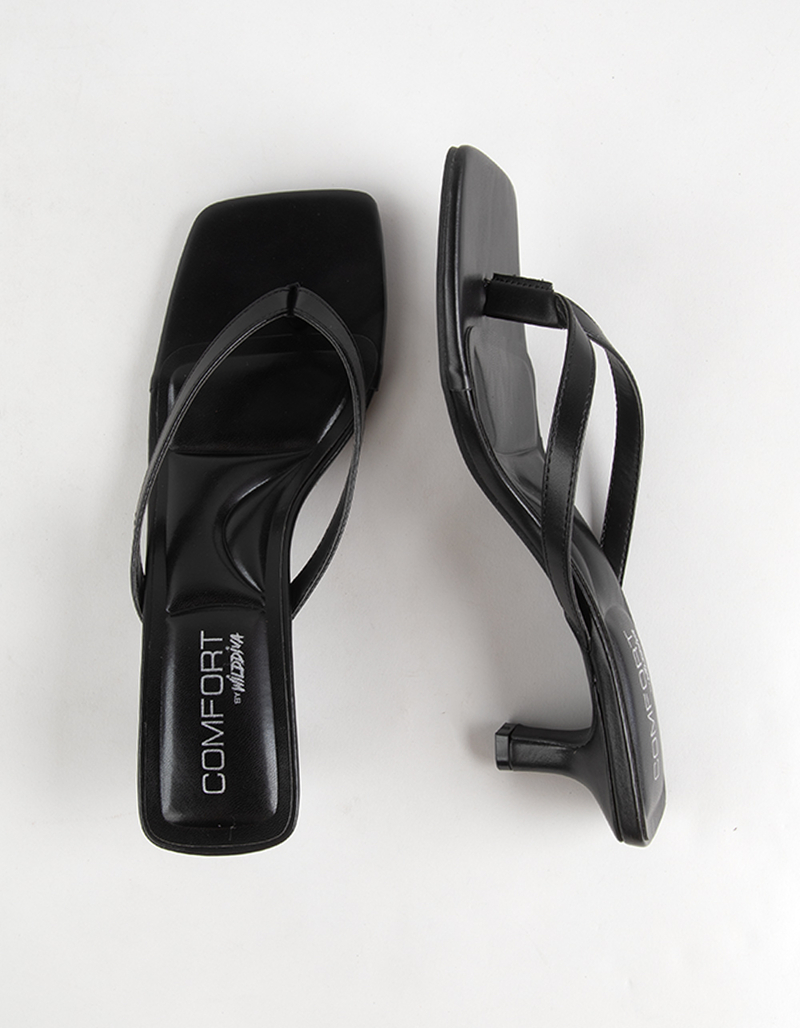 WILD DIVA Able Womens Kitten Heel Sandals image number 5