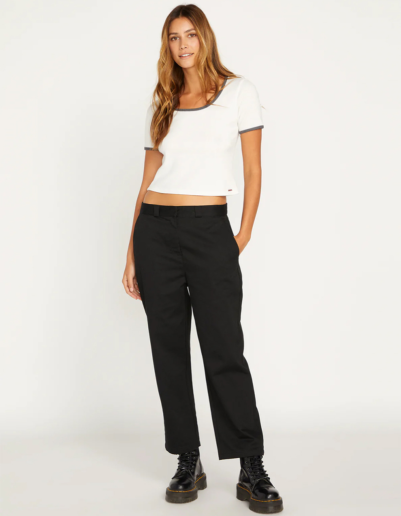Lowstone Womens Chino Pants BLACK Tillys