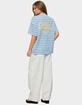 EDIKTED Chill Girl Striped Oversized Tee image number 4