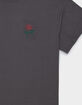 SAME GANG Rhinestone Rose Mens Tee image number 2