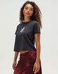 OBEY Cat Womens Baby Tee  image number 3