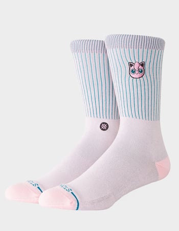 STANCE x Pokémon Jigglypuff Crew Socks STANCE x Pokémon Jigglypuff Crew Socks Primary Image
