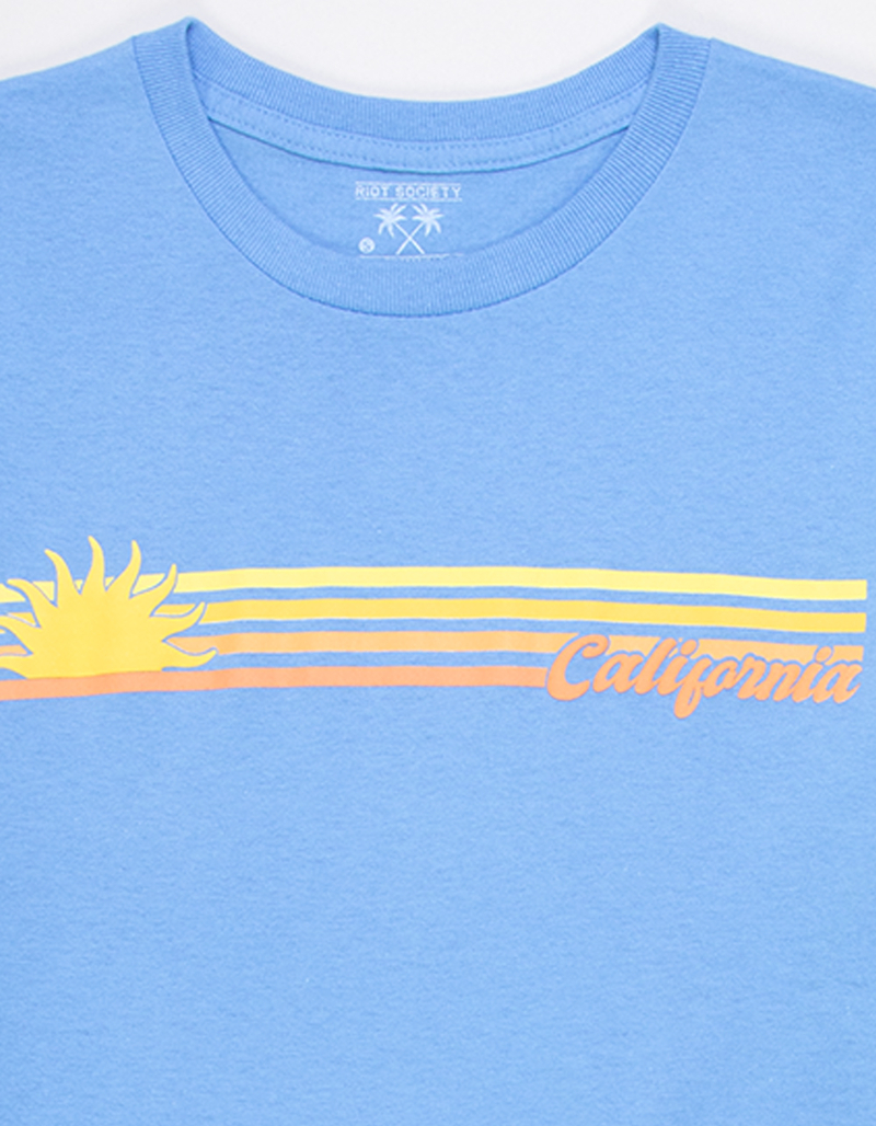 RIOT SOCIETY Cali Stripe Girls Tee image number 1