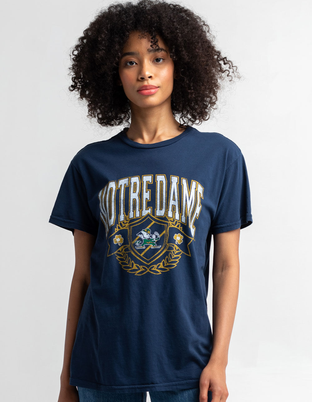 navy oversized t shirt womens
