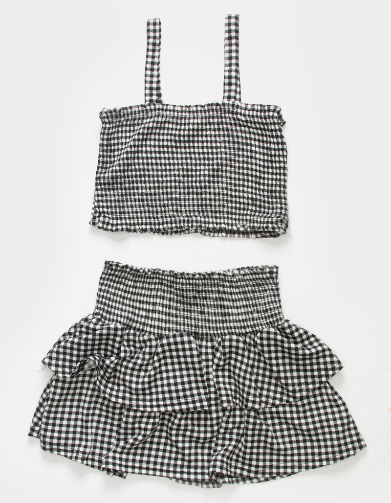 JOLIE & JOY Girls Smocked Top & Skirt Set image number 0