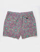 RSQ Mens Floral Tile 5'' Swim Shorts image number 3