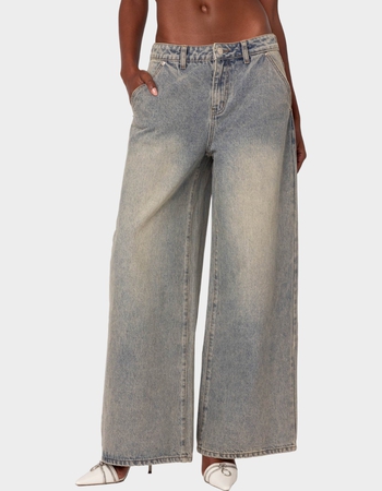 EDIKTED Super Baggy Wide Leg Jeans Primary Image