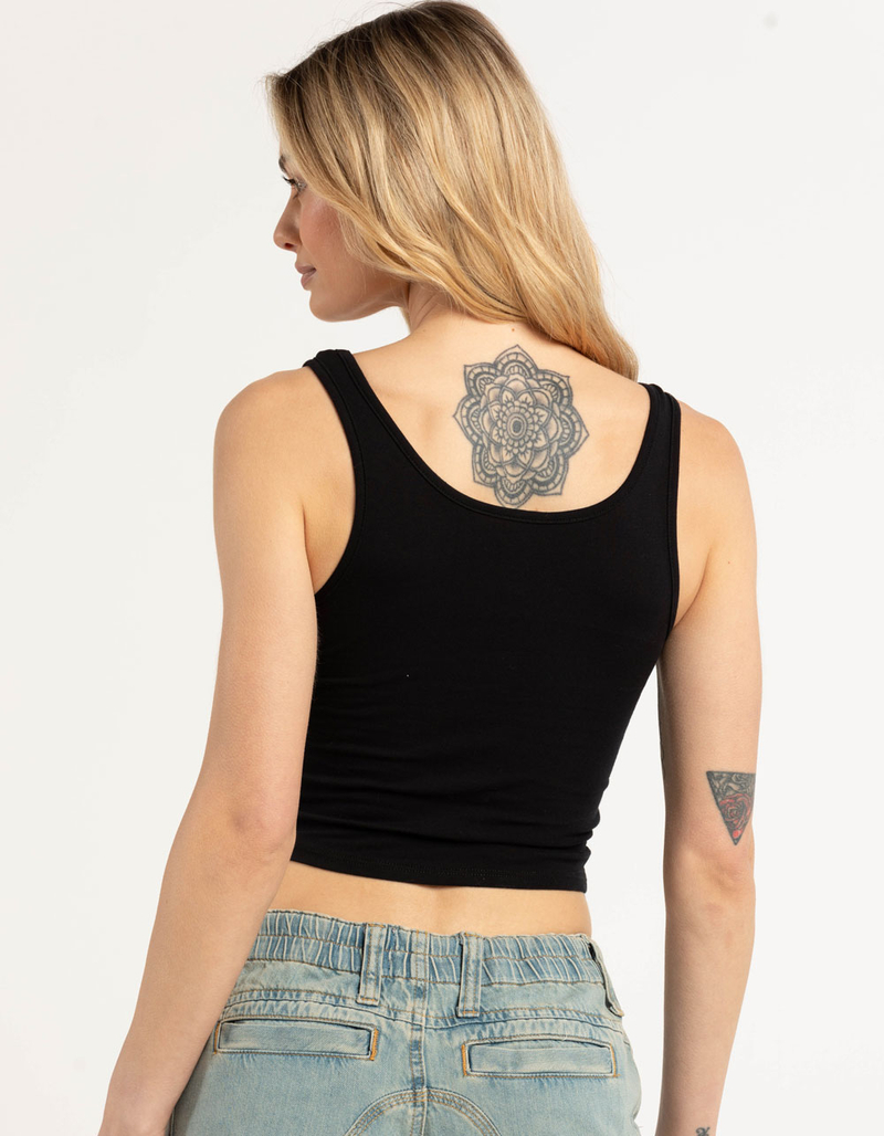 PLAYBOY Collegiate Womens Crop Tank Top image number 2