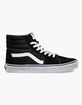 VANS Sk8-Hi Black & White Shoes image number 2
