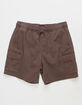RSQ Mens Cargo Twill Pull On Shorts image number 3