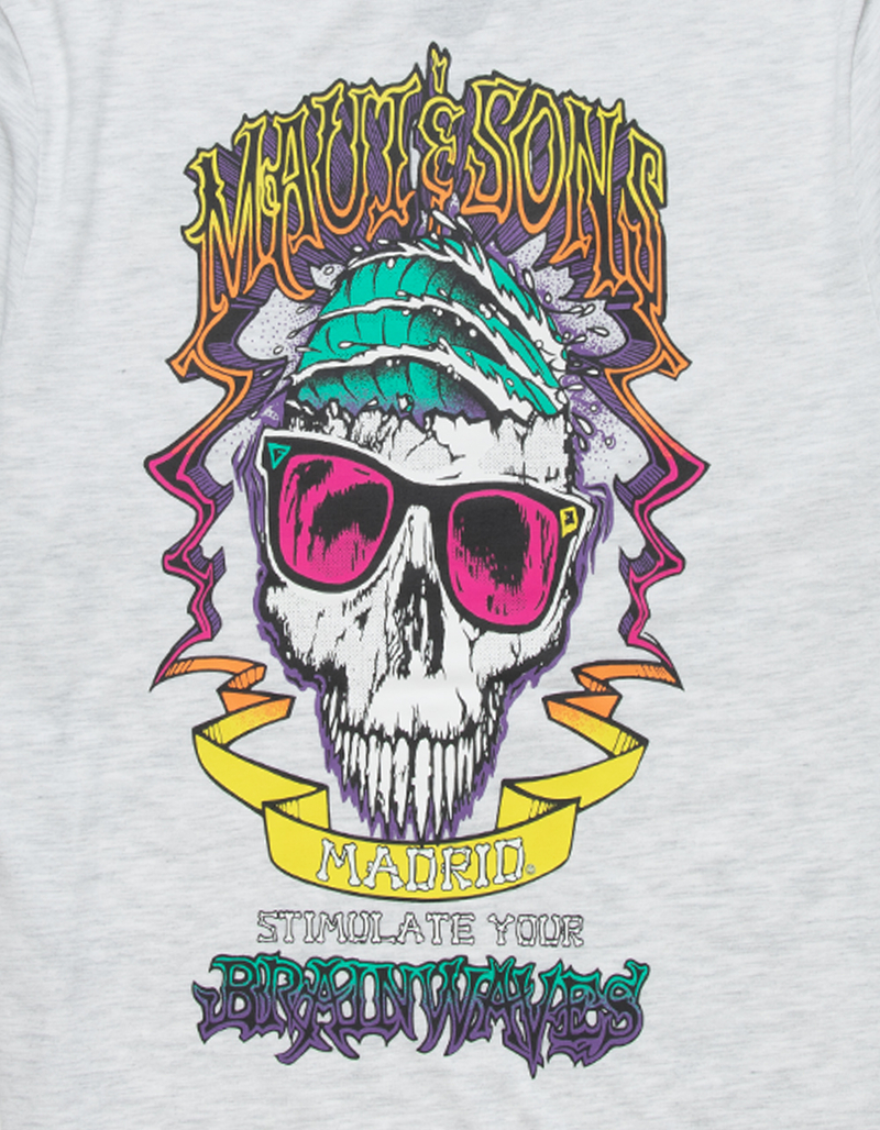 MAUI AND SONS x Madrid Brain Wave Mens Tee image number 2