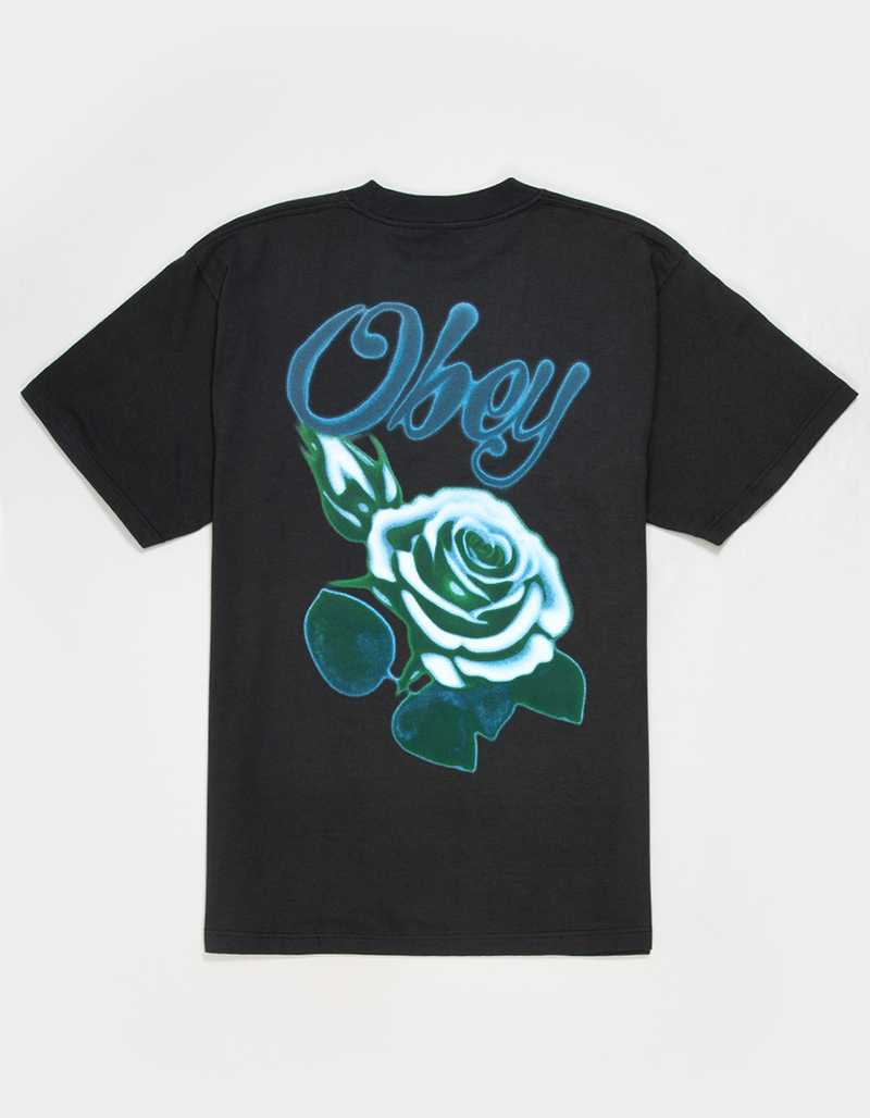 OBEY Airbrush Rose Mens Tee image number 0