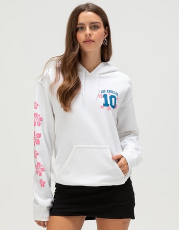RIOT SOCIETY LA Hibiscus Womens Hoodie Alternative Image