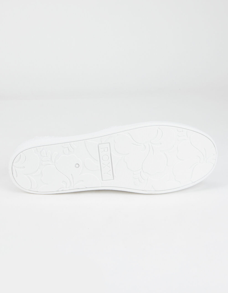 ROXY Danaris Womens White Slip-On Shoes image number 5