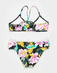 BILLABONG Black Sands Girls Bralette Bikini Set image number 2