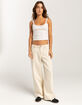 FULL TILT Floral Print Rib Womens Cami image number 6