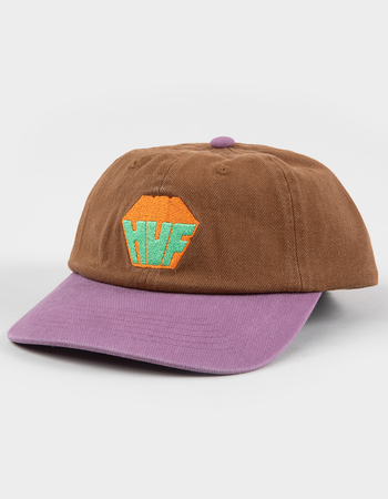 HUF Big Block Washed 6 Panel Strapback Hat Primary Image
