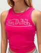 VON DUTCH Rhinestone Womens Tank Top image number 5