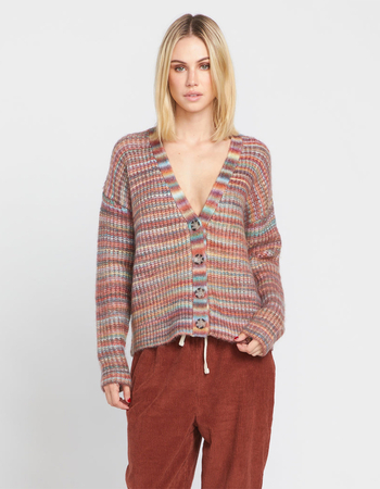 VOLCOM Desert Dreamz Striped Womens Cardigan Primary Image