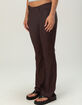FULL TILT Womens Low Rise Pinstripe Bootcut Pants image number 3