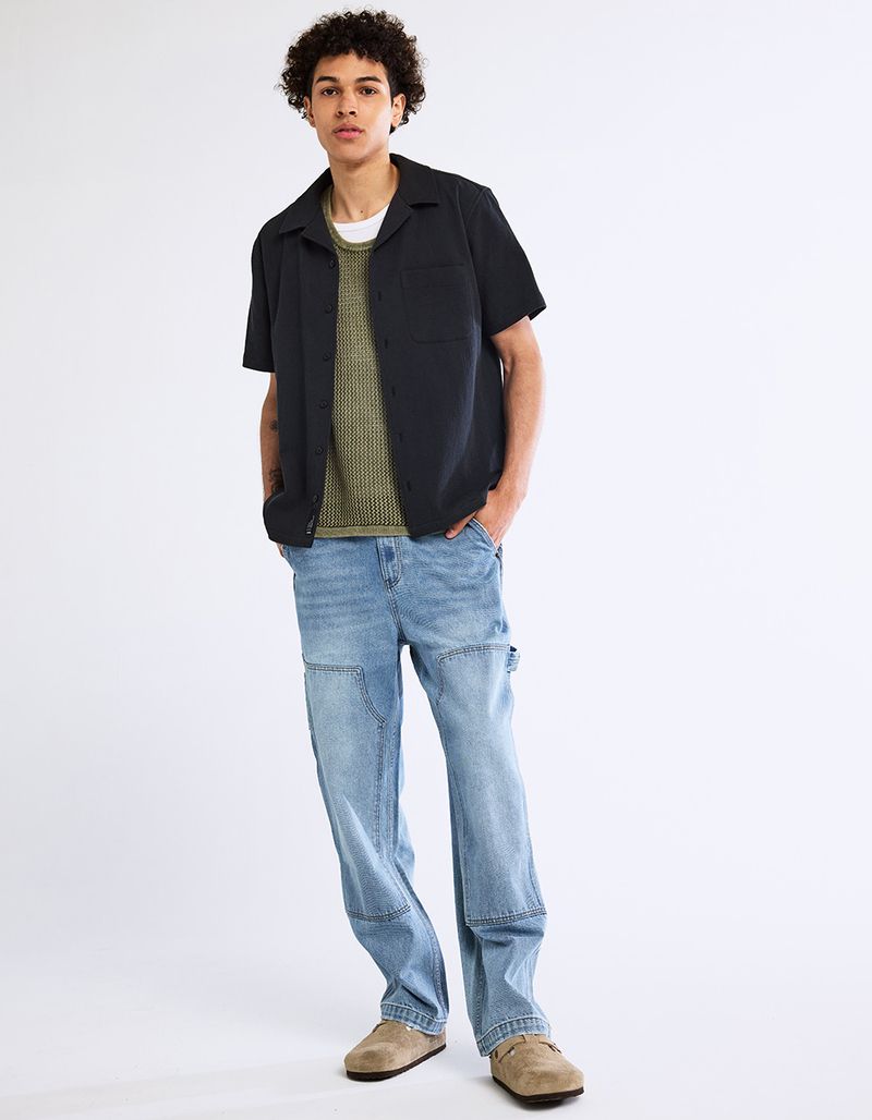 RSQ Mens Loose Utility Jeans MEDIUM WASH Tillys