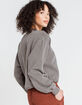 BDG Urban Outfitters Bubble Hem Womens Charcoal Sweatshirt image number 3