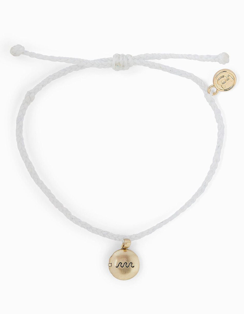 PURA VIDA Wave Locket White Charm Bracelet image number 0