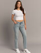 RSQ Womens Low Rise Straight Jeans image number 1