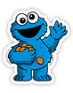 BLANK TAG CO. Cookie Monster Sticker image number 1