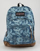 JANSPORT Right Pack Expressions Batik Blues Denim Backpack image number 1