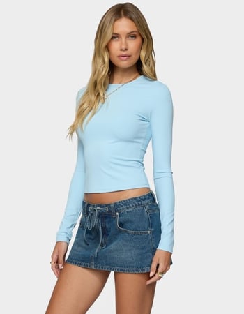 EDIKTED Tay Long Sleeve Top Alternative Image