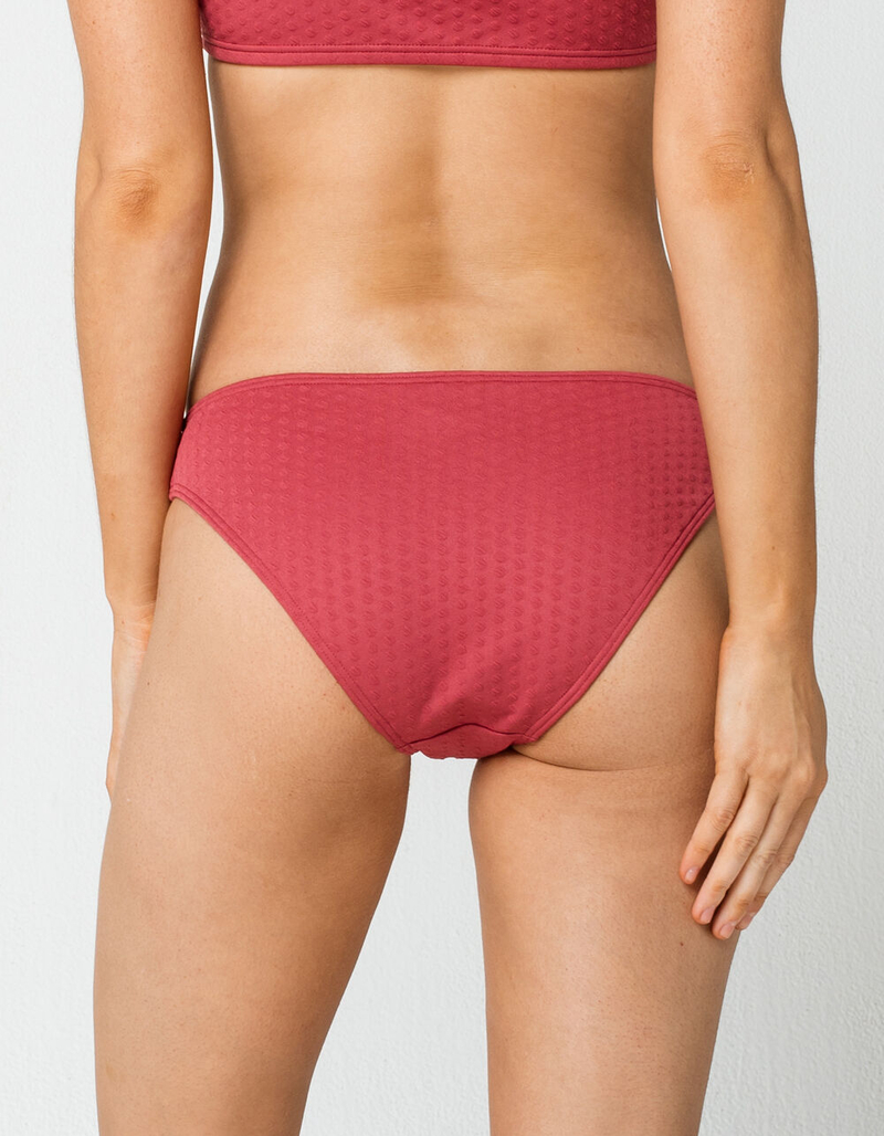 FULL TILT Textured Seam Cheeky Bikini Bottoms image number 2