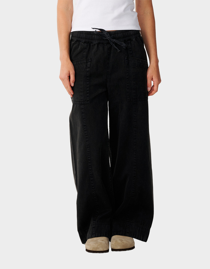 RIP CURL Bossa Nova Twill Womens Wide Leg Pants image number 0
