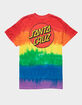 SANTA CRUZ Pride Classic Dot Tie-Dye Mens T-Shirt image number 2