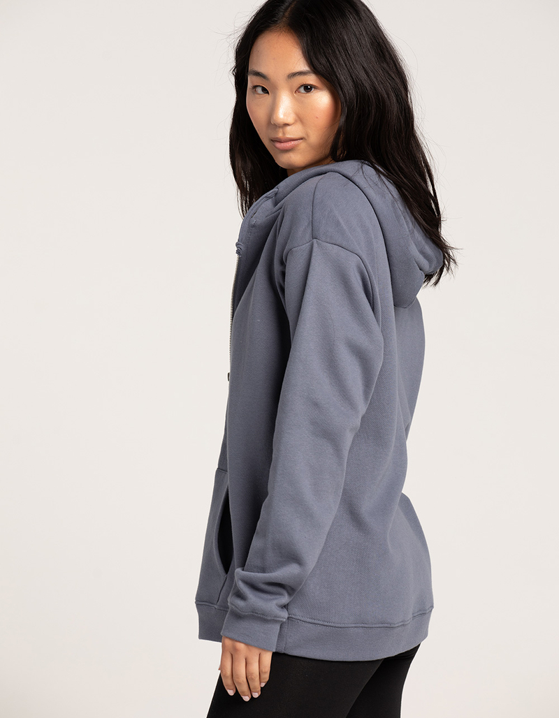 TILLYS Womens Oversized Zip-Up Hoodie image number 1