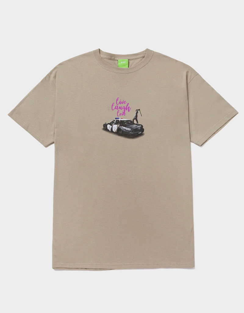 HUF Live Laugh Love Mens Tee image number 0