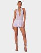 EDIKTED Danny Open Back Sheer Lace Mini Dress image number 2