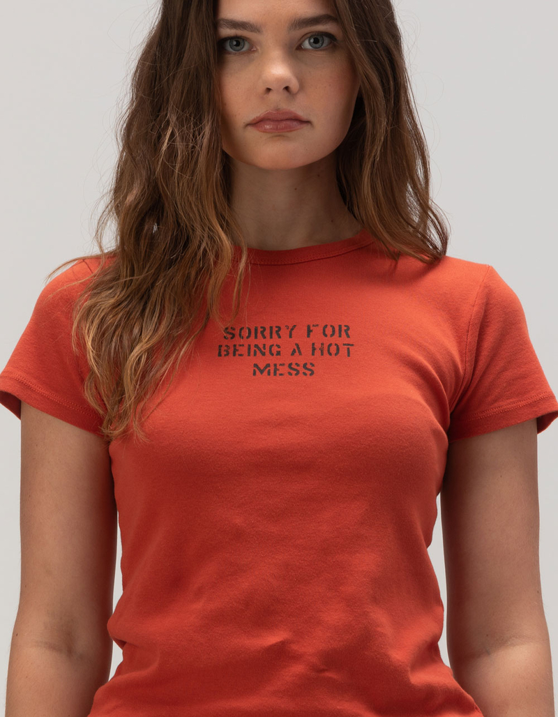 BDG Urban Outfitters Hot Mess Womens Baby Tee image number 3
