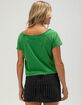 THE WILD COLLECTIVE University of Oregon Womens Off The Shoulder Tee image number 4