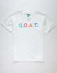 AT ALL G.O.A.T. Boys White T-Shirt image number 1