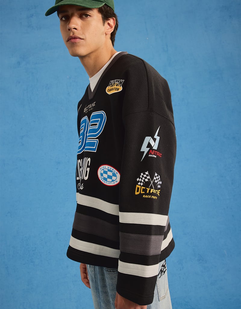 RSQ Hockey Mens Oversized Sweatshirt image number 4