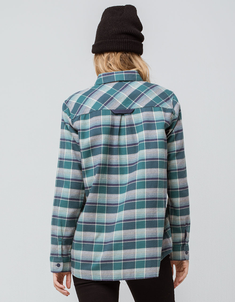 BURTON Grace Green Womens Flannel Shirt image number 2