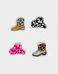 FULL TILT 4 Pack Cowgirl Hat & Boot Claw Clips image number 1