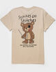 RIOT SOCIETY x Dro Snitches Get Stitches Mens Tee image number 1