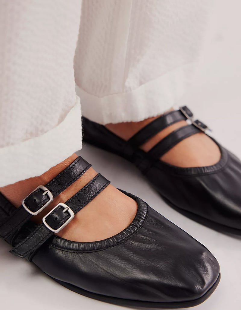 FREE PEOPLE Gemini Ballet Womens Flats BLACK Tillys