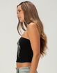 TRUE RELIGION Crystal Wing Womens Tube Top image number 3