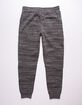 BROOKLYN CLOTH Heat Zip Black Mens Jogger Pants image number 2