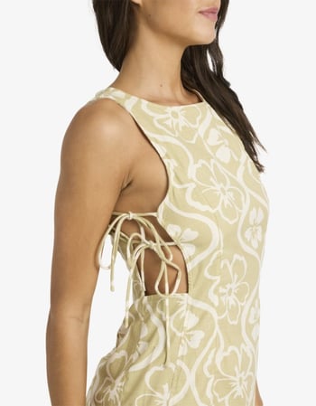 BILLABONG Floral Trip Womens Bodycon Mini Dress Alternative Image