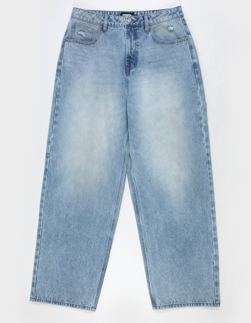 RSQ Patches Mens Extra Baggy Jeans image number 5
